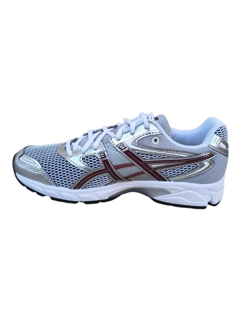 ASICS Gel-DS Trainer 14 Silver Burgundy Retro Sneakers Men’s 7